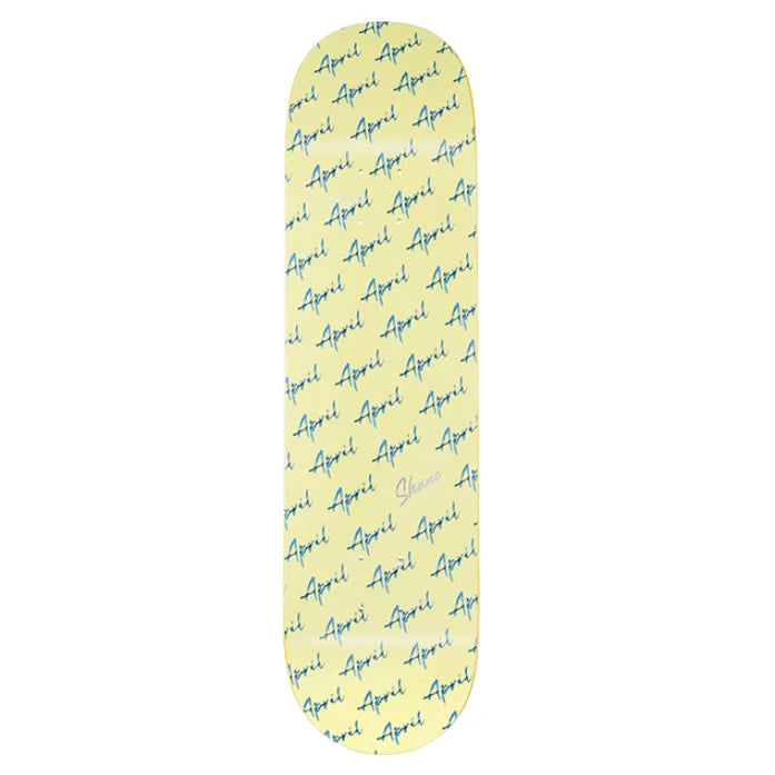 April Shane Chrome Script Logo Deck - 8.5
