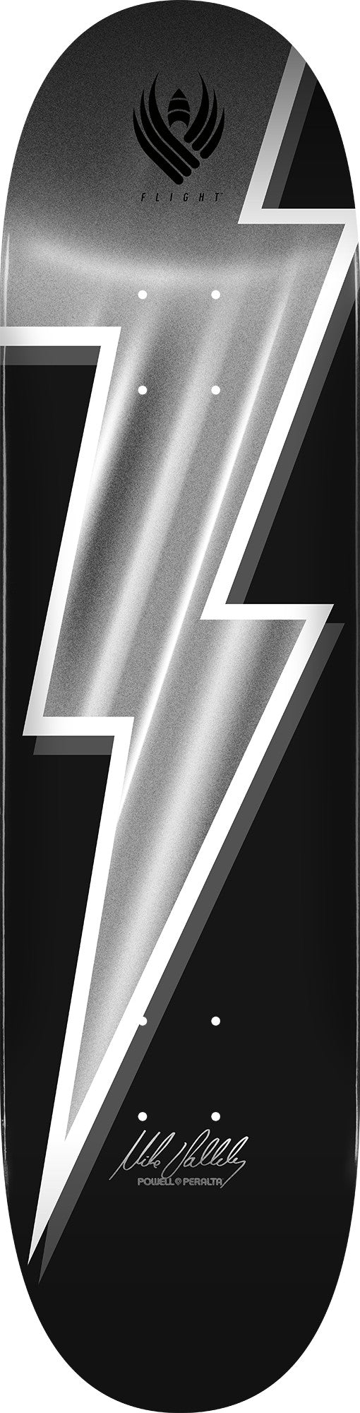 Powell Flight Mike Lightning Bolt Silver foil Deck - 8.5