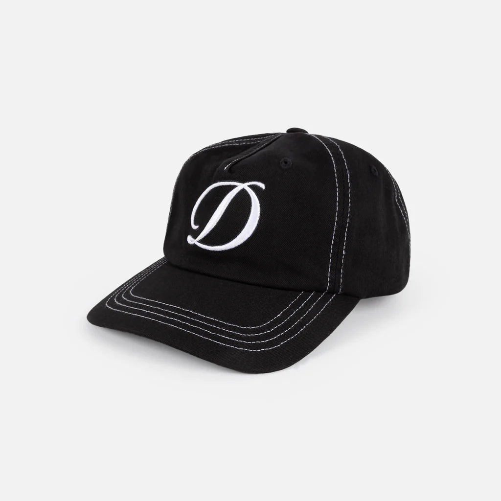 Dime Cursive Denim Hat- (Black)
