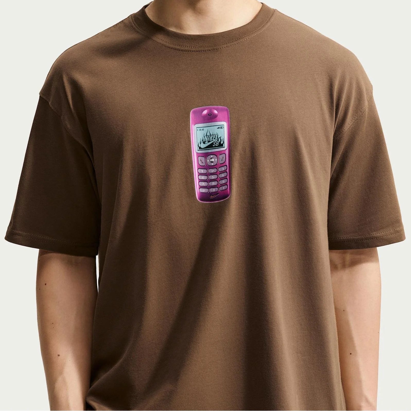Nike SB Cell Phone Tee - (Brown)